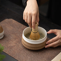 Japanese Style Handcrafted Ceramic Matcha Bowl for Tea Ceremony
