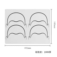 Microblading Practice Skin Head Model for Beginners - Silicone Faux Skin for Hair Stroke Practice