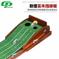 GP Golf Putting Practice Mat Set with Putter for Indoor Office & Kids
