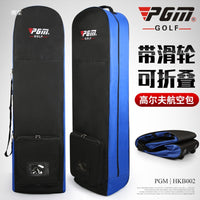 Golf Club Travel Bag with Wheels, Foldable Flight Cover for Air Travel