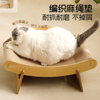 Crab-Shaped Cat Scratcher Sofa with Sisal or Corrugated Cardboard Pad