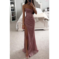 Women's European & American Style Elegant Evening Gown Maxi Dress