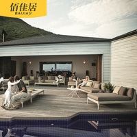Outdoor Rattan Woven Sofa Set for Patio Garden Villa