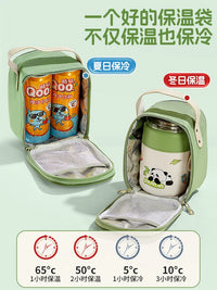 Mini Portable Insulated Lunch Bag for Breakfast, Yogurt, and Small Meal Containers - Thermal Cooler Bag