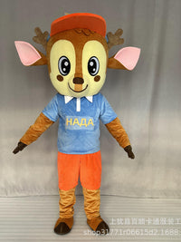 Christmas Reindeer Mascot Costume Adult Deer Inflatable Suit for Advertising Events