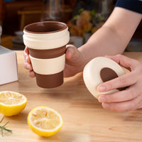 Portable Food-Grade Silicone Folding Cup for Travel and Camping