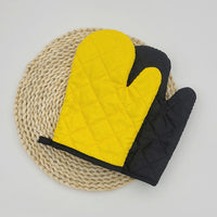 Heat Resistant Polyester Oven Mitts for Baking and Grilling