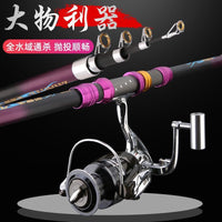 Zhan Yu Lang Carbon Fiber Telescopic Sea Fishing Rod Set for Long-Distance Casting