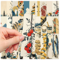 30-Piece Vintage Japanese Style Bookmark Set for Students and Readers