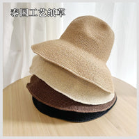 Women's Foldable Straw Sun Hat for Beach Vacation
