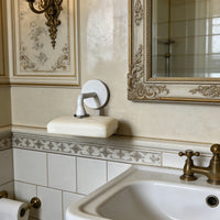 Magnetic Wall-Mounted Soap Dish with Drainage, No-Drill Hanging Soap Holder