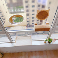 Cat Window Hammock Suction Cup Perch Transparent Capsule Cat Wall Glass Scratching Post Hanging Cat Bed