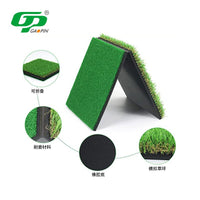 Golf Multi-functional Hitting Mat Indoor Swing Practice Mat Two-in-One Foldable Golf Training Aid