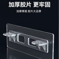 No-Drill Adhesive Shelf Support Pegs for Wardrobe and Cabinets, Heavy Duty Layered Partition Brackets