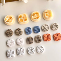Polymer Clay Weave Texture Molds for DIY Jewelry Making and Embossing