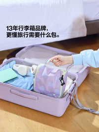 Blymay Foldable Hanging Toiletry Bag Large Capacity Travel Organizer for Women