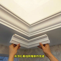 Miter Saw Box with Back Saw for Gypsum Line Corner Cutting Baseboard Woodworking Home Use