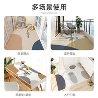 Nordic Indoor Outdoor Balcony Mat Waterproof Sunscreen Washable Non-slip Moisture-proof Large Area Rug