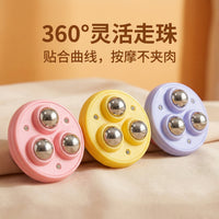 3-Ball Handheld Massage Roller for Full Body Muscle Relief