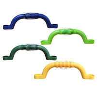 Kids' Indoor/Outdoor Plastic Slide and Climber Playset with Handrails