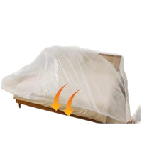 Disposable Elastic Bed Cover Dustproof Sofa Full Cover with Drawstring for Furniture Protection
