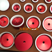 Watch Press Tool Kit with Deepened Aluminum Dies for Crystal and Bezel Installation