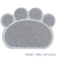 Pet Paw Print Cat Litter Mat - Non-Slip & Leak-Proof Litter Trapper Pad