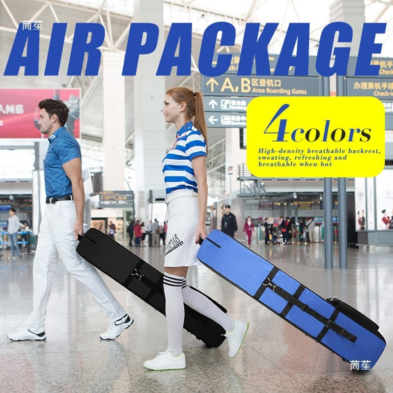 Golf Club Travel Bag with Wheels, Foldable Flight Cover for Air Travel