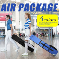 Golf Club Travel Bag with Wheels, Foldable Flight Cover for Air Travel