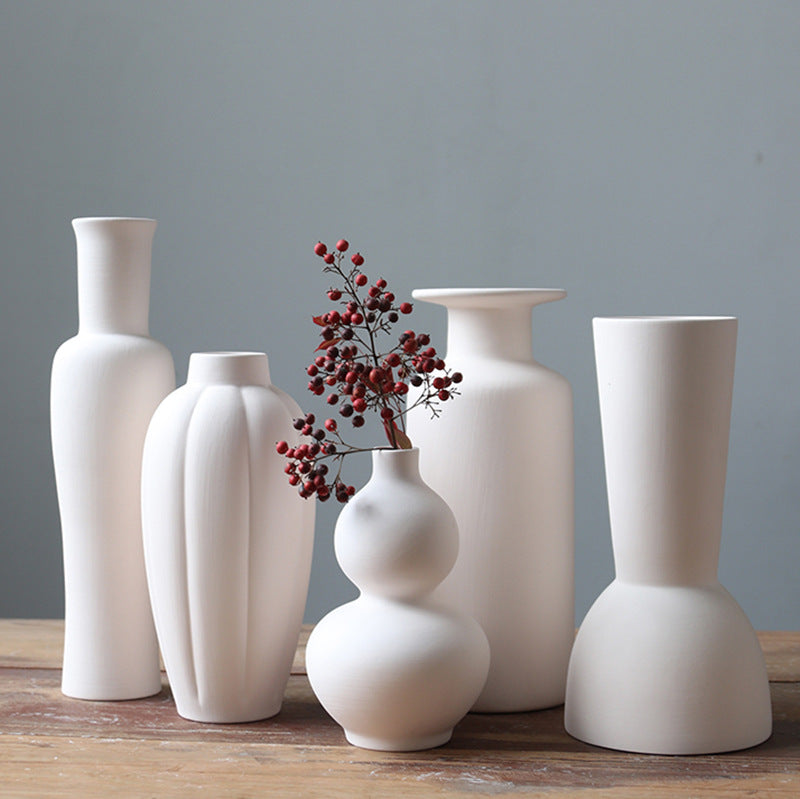 Unglazed Ceramic Vase for DIY Painting, Jingdezhen Factory Wholesale