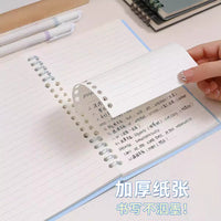 Minimalist A5 Loose-Leaf Notebook for Meetings, Notes, and Study
