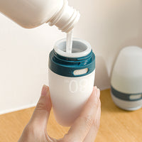 Portable Silicone Travel Bottles for Lotion and Cosmetics - Squeezable Refillable Containers