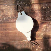 Retractable Hanging Basket Hook for Outdoor Planters and Bird Cages, Adjustable Height with Free Stop Function