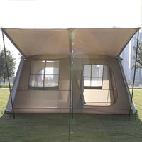 Outdoor Tunnel Camping Tent, Easy Setup, Double Layer, 2 Rooms, 1 Hall, Automatic Family Tent