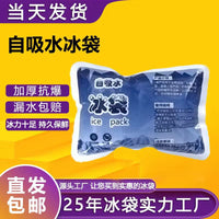 Self-Absorbing Ice Pack for Food, Seafood, and Medical Cold Compress - Reusable Gel Ice Bag for Perishable Transport
