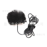 Lavalier Microphone Windscreen Fur Cover for Outdoor Interviews