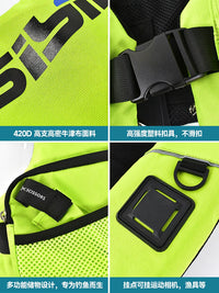 Adult Fishing Life Vest with High Buoyancy for Sea Fishing and Boating