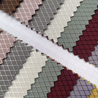 Waterproof Oxford Fabric with Twill Diamond Pattern and PU Coating for Bags