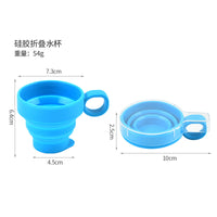 Collapsible Silicone Water Bottle Portable for Travel & Sports
