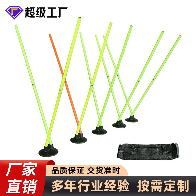 3-Hole Rubber Base Soccer Training Pole Holder & Accessories