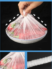 Disposable Food Grade Elastic Bowl Covers for Food Storage