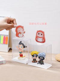 Japanese Imported Dustproof Display Storage Box for Badges, Cards, and Figurines