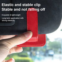 Car Sun Visor Glasses Clip Holder for Sunglasses and Cards, Multi-functional Storage Organizer