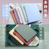 A4/A5/B5 PP Thickened Loose-Leaf Notebook for Students, Refillable Blank/Lined/Grid Pages