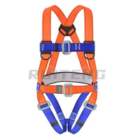 Full Body European Style Safety Harness with Lanyard for Construction and High-Altitude Work