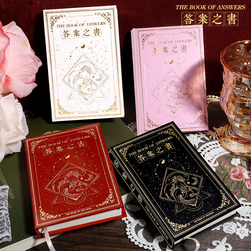 Mysterious Answer Book Hardcover Journal for Students and Life Guidance