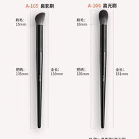 Soft Bristle Eyeshadow Brush Set for Blending and Detailing - Portable Makeup Brushes for Beginners