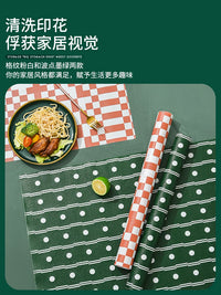 Kitchen Drawer Liner Refrigerator Mat, Cuttable, Waterproof, Oil-proof, Non-slip Cabinet Shelf Liner