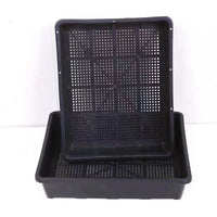 Seedling Tray Thickened Plastic Frosted Sprouting Tray for Microgreens Succulents