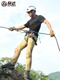 Xinda Outdoor Climbing Rope, Rappelling, Rock Climbing, Rescue, Safety Rope, Wear-Resistant Climbing Equipment